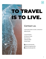 Free catalog travel template