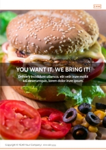 Free e-books food delivery service template