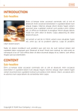 Free e-books food delivery service template