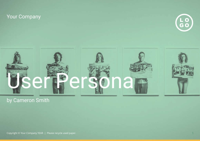 Free e-books user persona template
