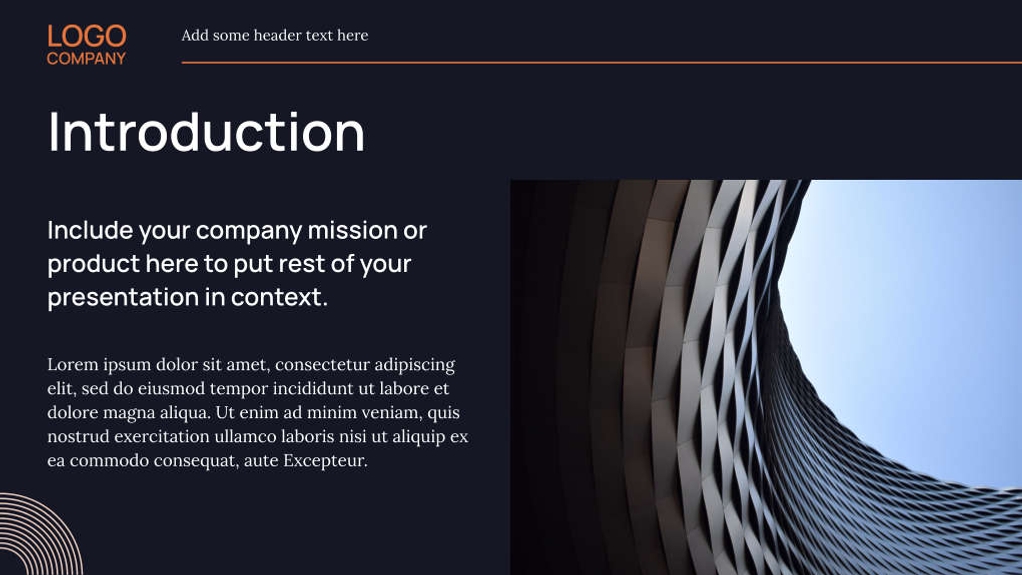 Free presentation agency pitch deck template