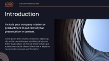 Free presentation agency pitch deck template