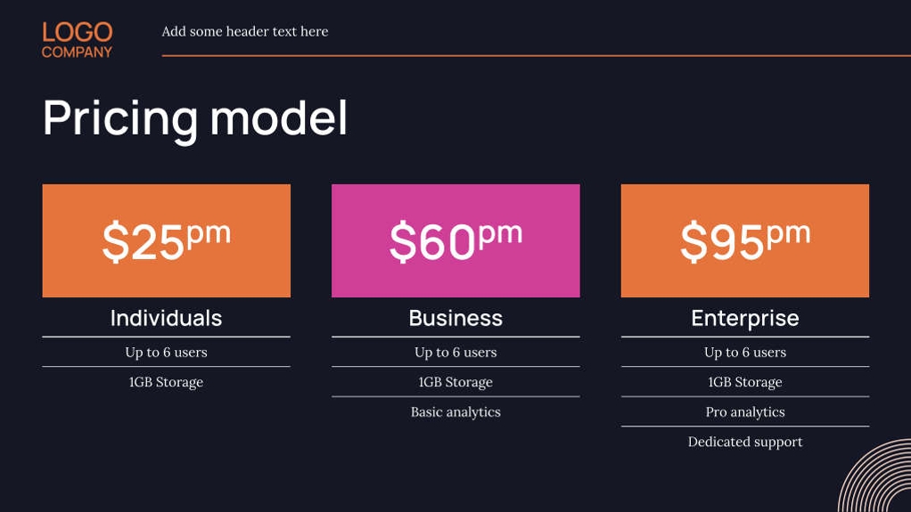 Free presentation agency pitch deck template