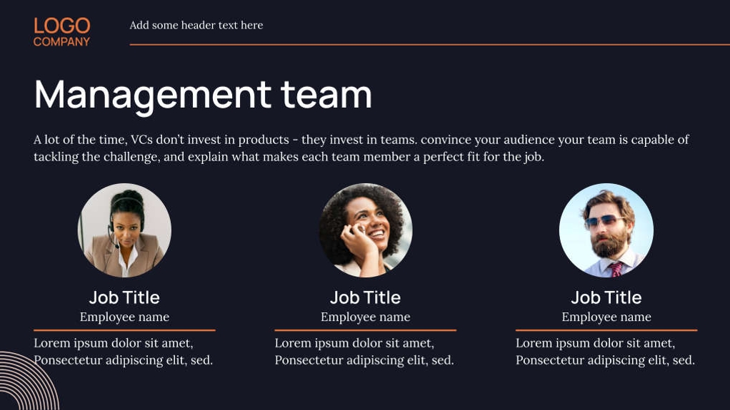 Free presentation agency pitch deck template