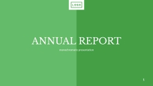 Free presentation annual report template