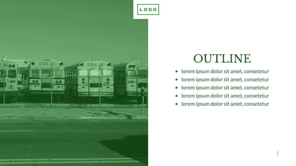 Free presentation annual report template