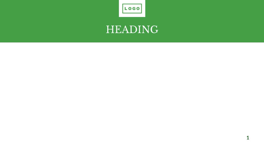 Free presentation annual report template