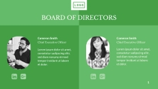 Free presentation annual report template