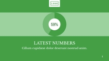 Free presentation annual report template