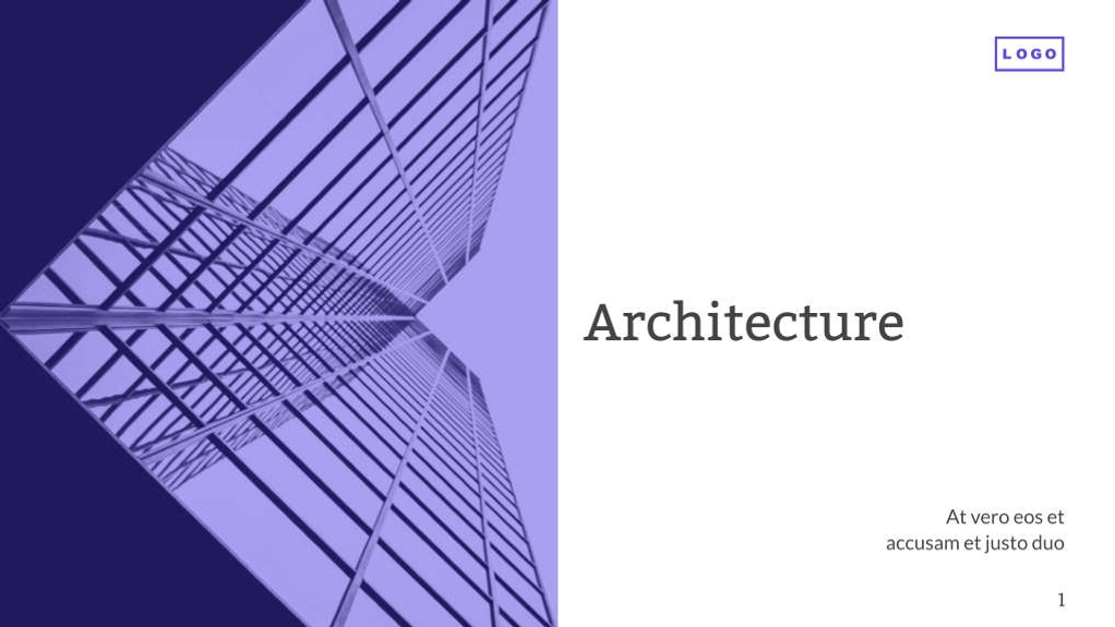Free presentation architecture template