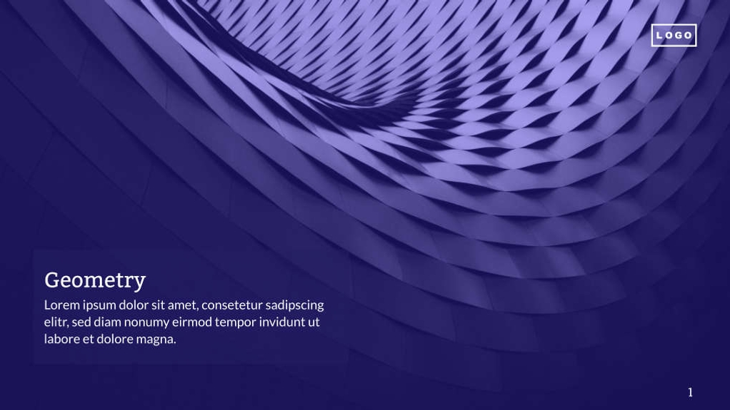 Free presentation architecture template