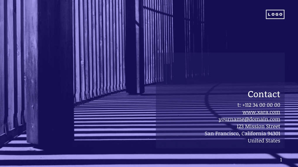 Free presentation architecture template