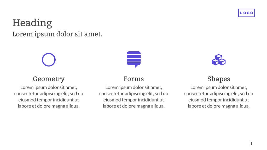 Free presentation architecture template