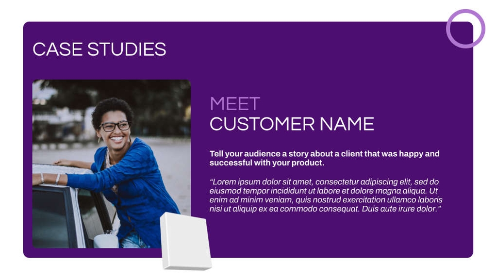 Free presentation b2b sales deck template