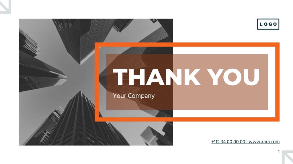 Free presentation bold business template
