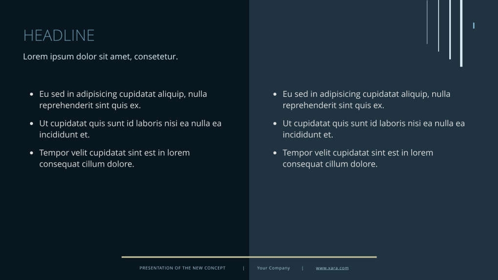 Free presentation business template
