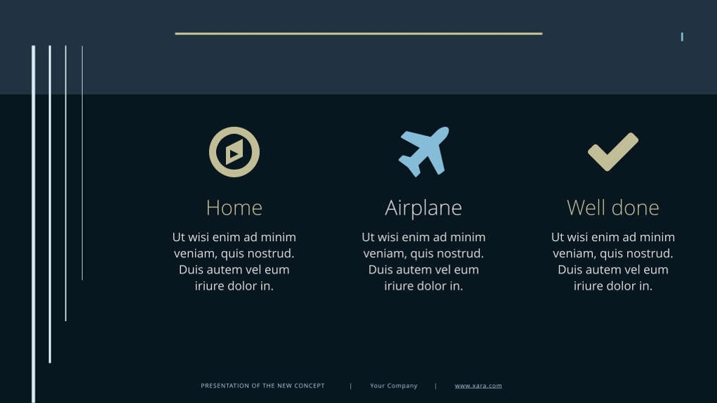 Free presentation business template