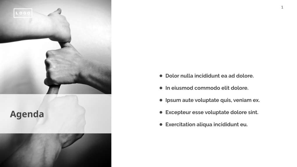 Free presentation business case template