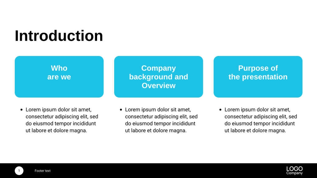 Free presentation business pitch template