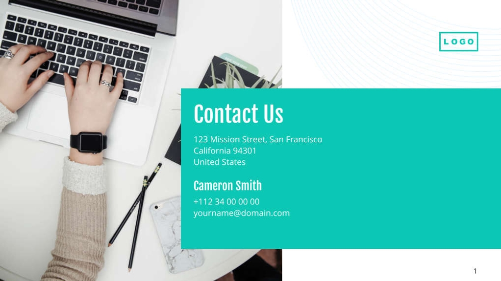 Free presentation business plan template