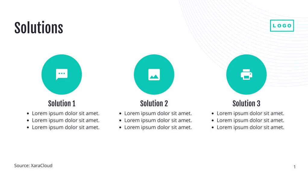 Free presentation business plan template