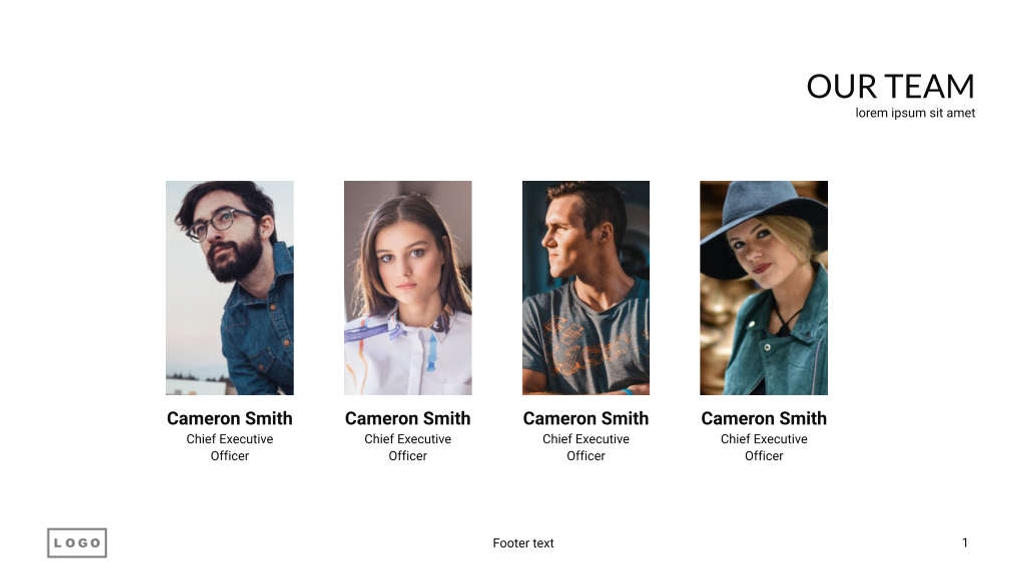Free presentation company template