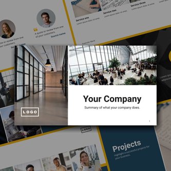 Free präsentationen   company profile template