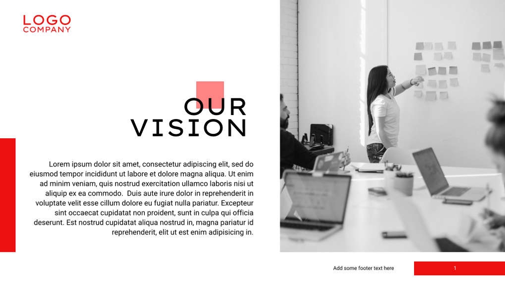 Free presentation company profile template