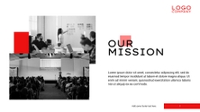 Free presentation company profile template
