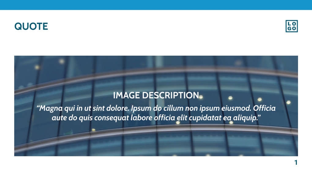 Free presentation corporate template