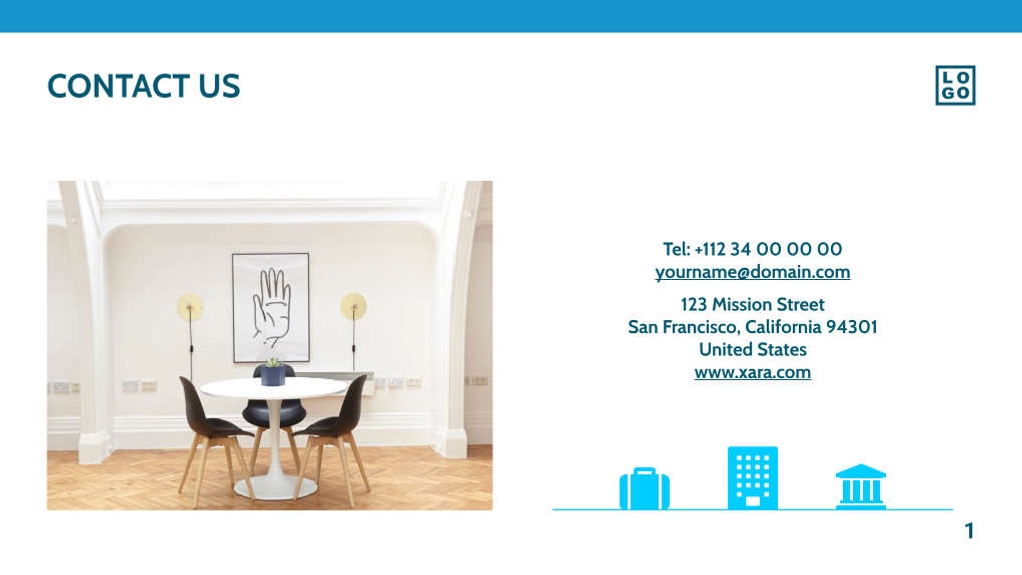 Free presentation corporate template