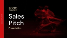 Free presentation dark sales pitch template