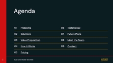 Free presentation dark sales pitch template