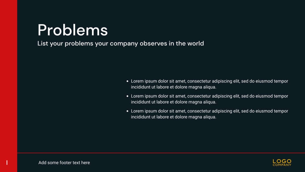 Free presentation dark sales pitch template