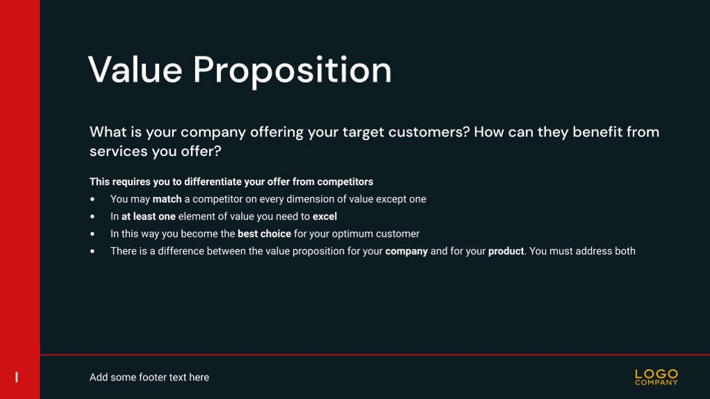 Free presentation dark sales pitch template