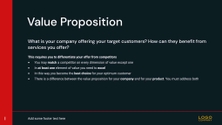 Free presentation dark sales pitch template