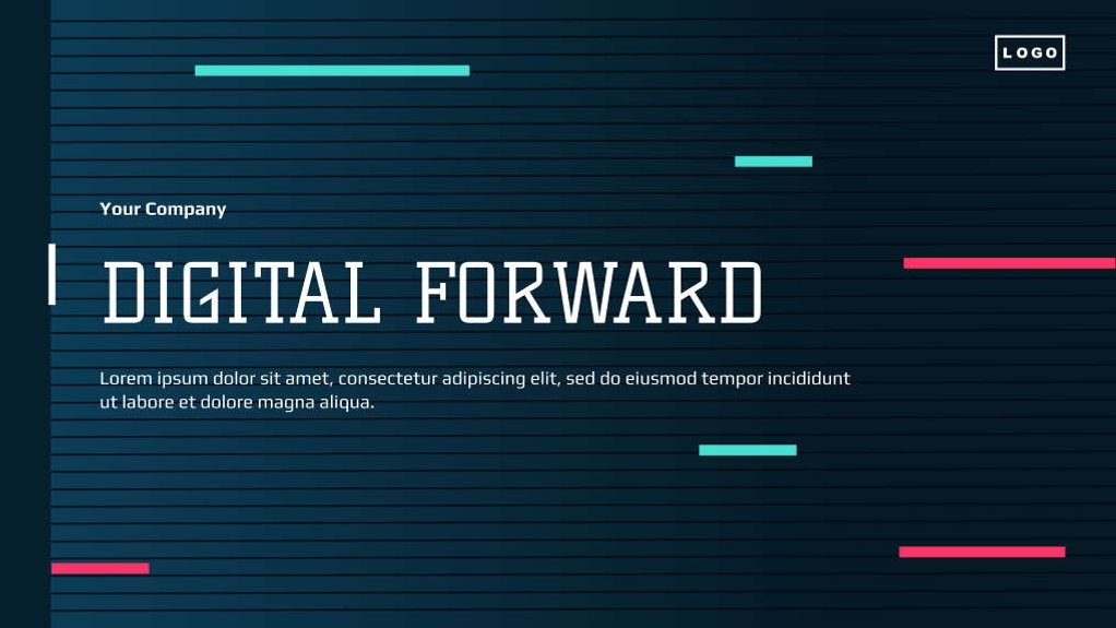 Free presentation digital business template