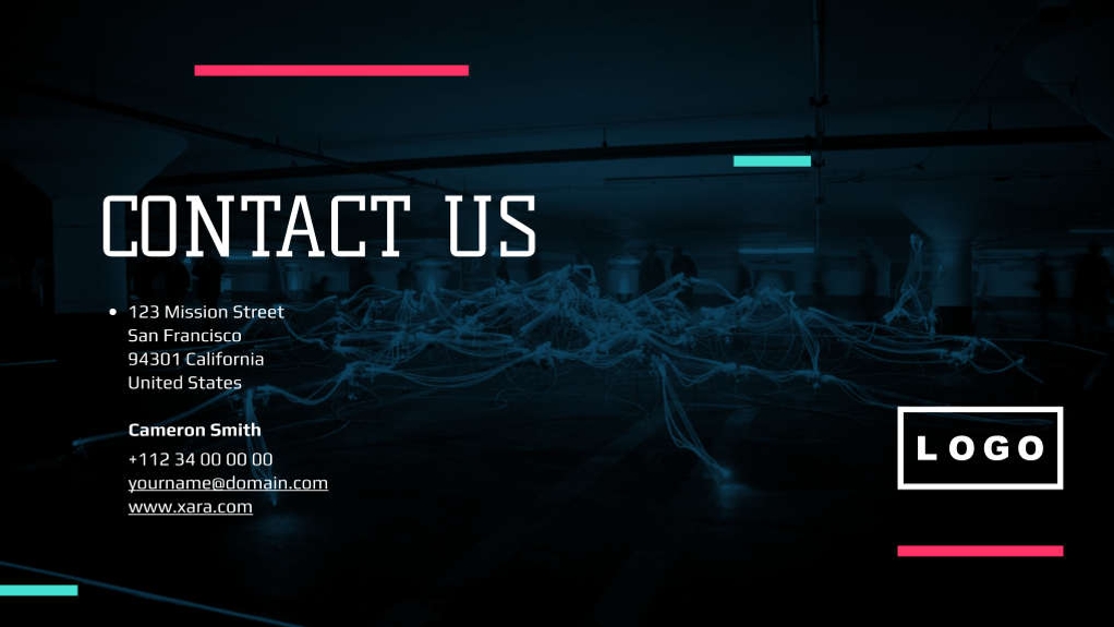 Free presentation digital business template