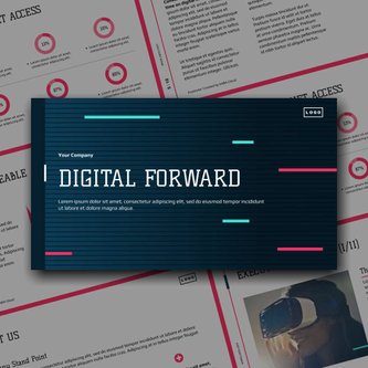 Free präsentationen   digital business template