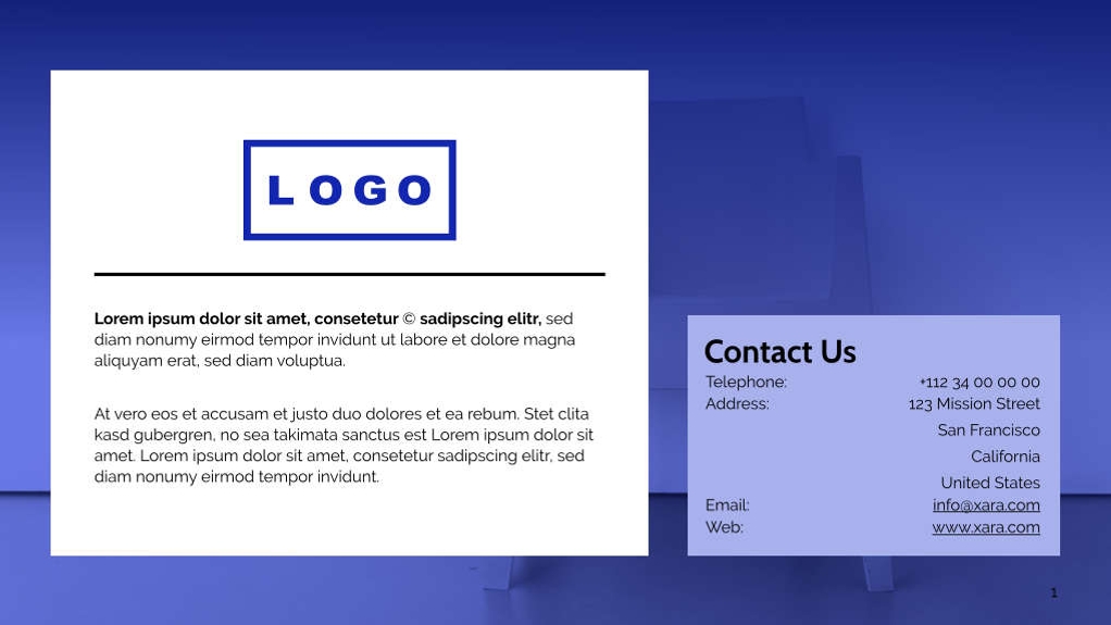 Free presentation consulting firm template