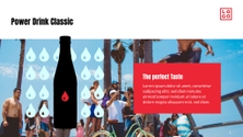 Free presentation energy drink template