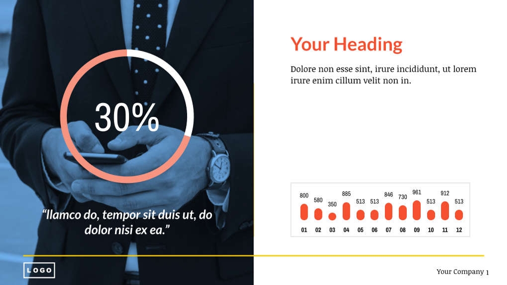 Free presentation enterprise template