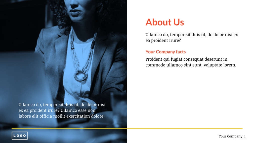 Free presentation enterprise template
