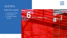 Free presentation explore london template