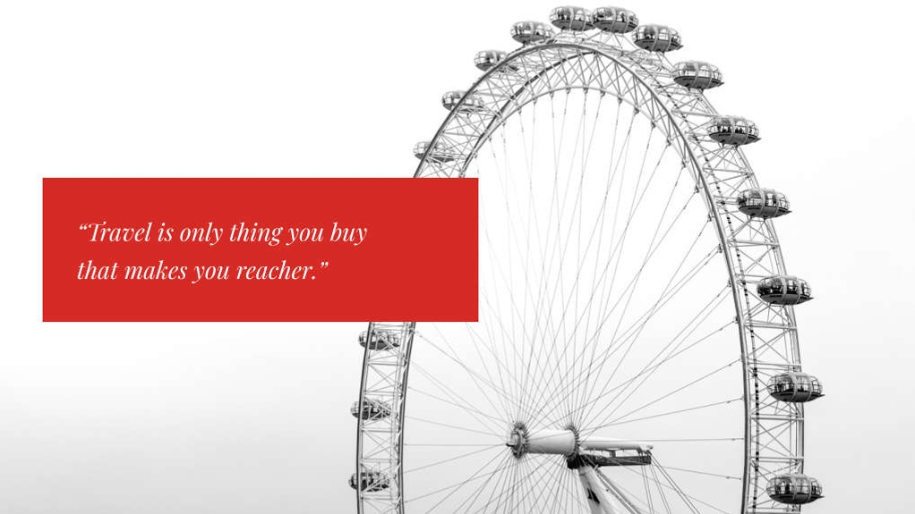 Free presentation explore london template
