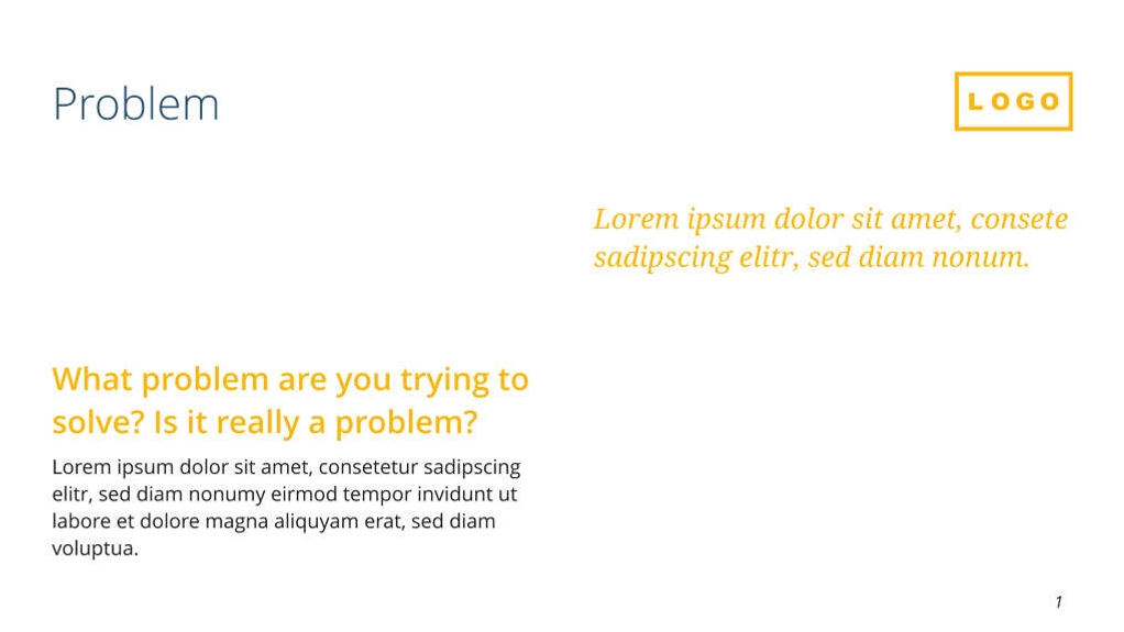 Free presentation extended pitch template