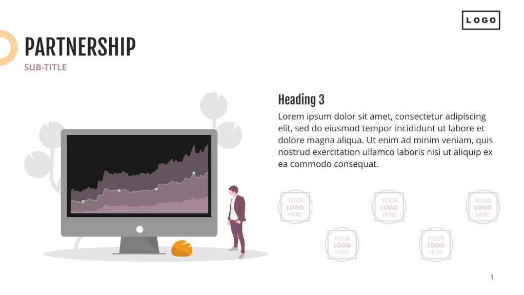 Free presentation financial pitch deck template