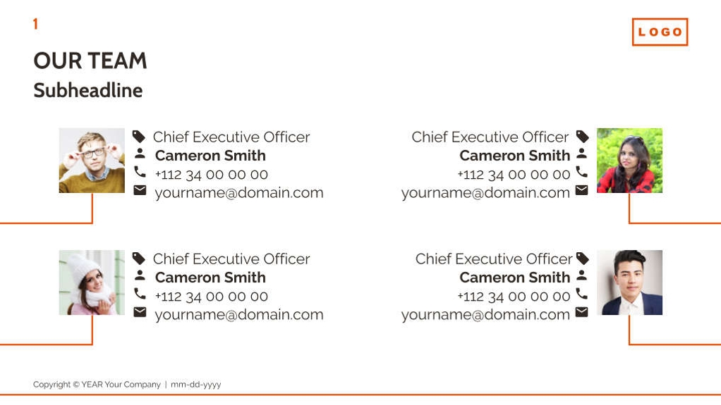 Free presentation food delivery service template