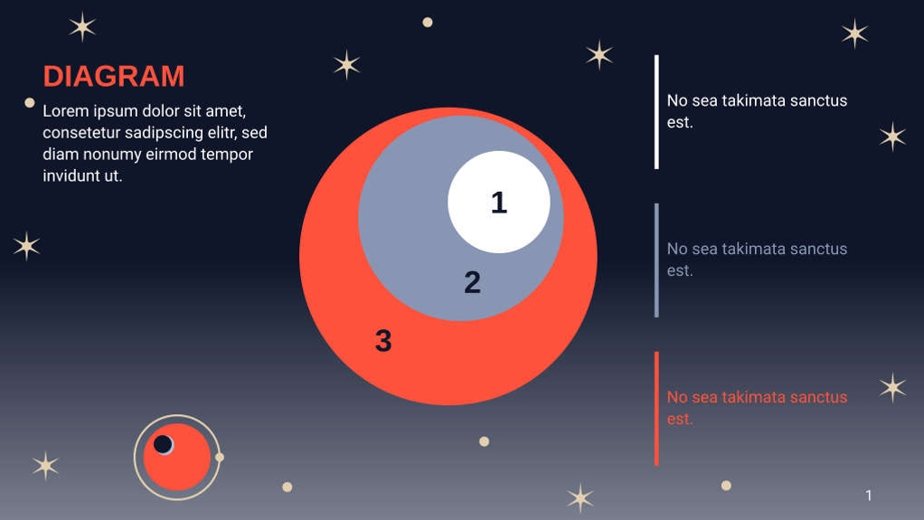Free presentation galaxy template