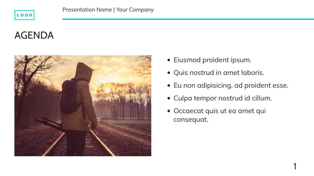 Free presentation goal setting template